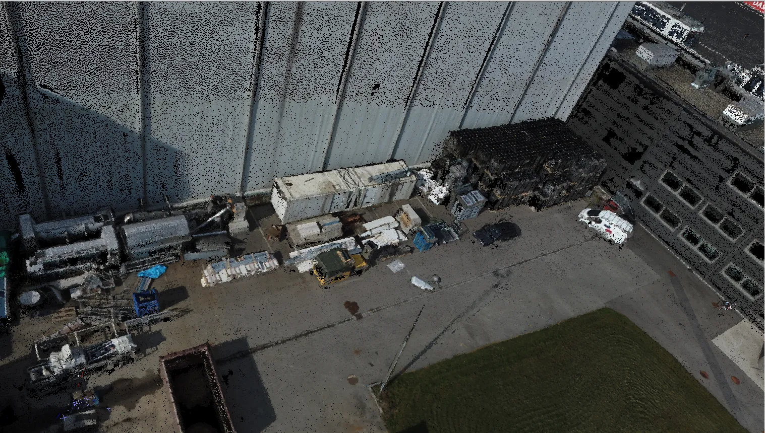 Detailed 3D reconstruction of an industrial site